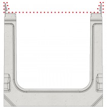 SERVICE CHANNEL FASERFIX®SUPER with galvanised angle housing in 40 mm height.