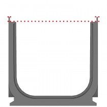 SERVICE CHANNEL RECYFIX®PRO with integrated polypropylene angle housing: 20 mm height. SERVICE CHANNEL RECYFIX®PRO with integrated polypropylene angle housing: 20 mm height.